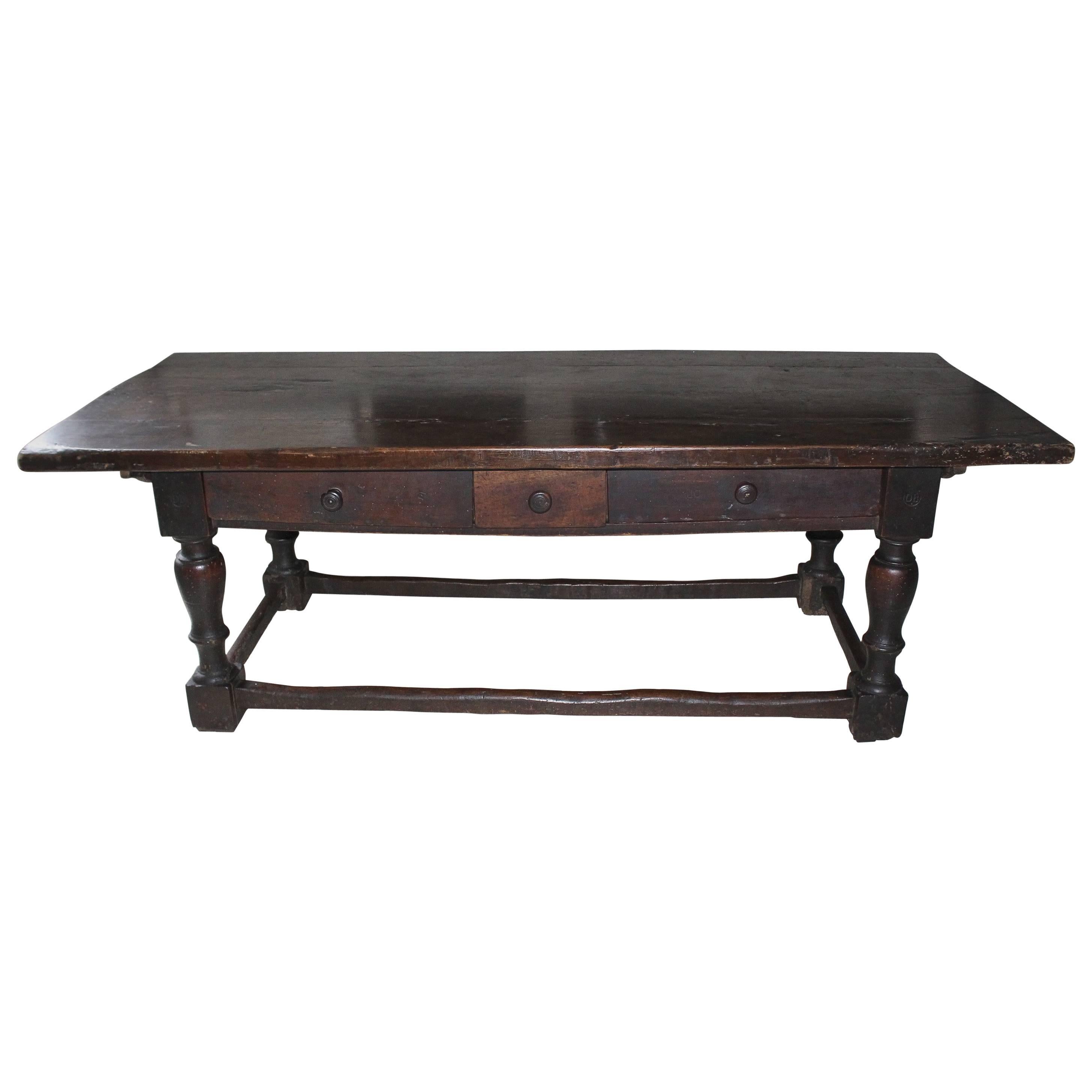 18th Century Italian Library Table For Sale