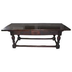 Antique 18th Century Italian Library Table