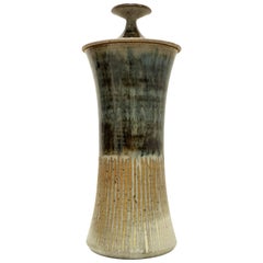 Tall Lidded Vessel by Gerry Williams