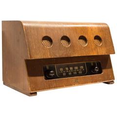 Rare Charles and Ray Eames Molded Plywood Radio