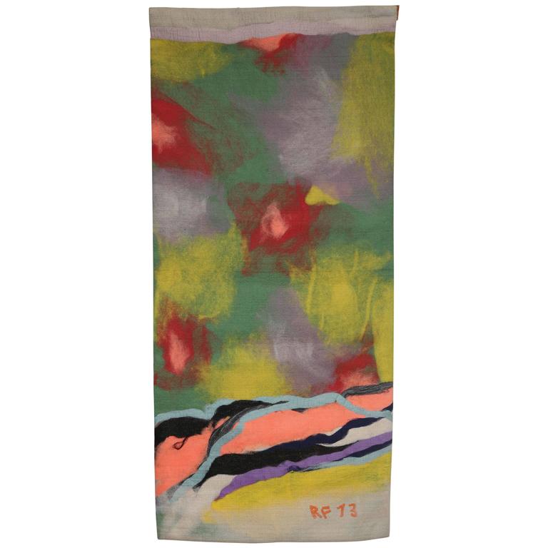 Modern Tapestry Wall Hanging by Robert Freimark For Sale at 1stdibs