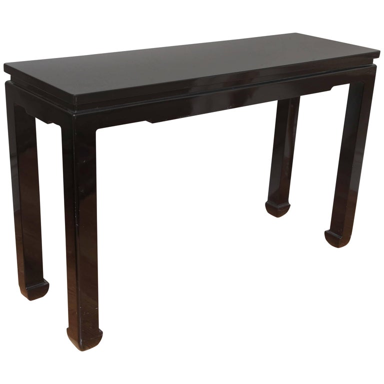 Black Lacquer Altar Table at 1stDibs