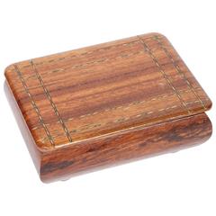 Vintage Wood Cigarette Box