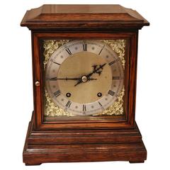 Antique Oak Mantel Clock