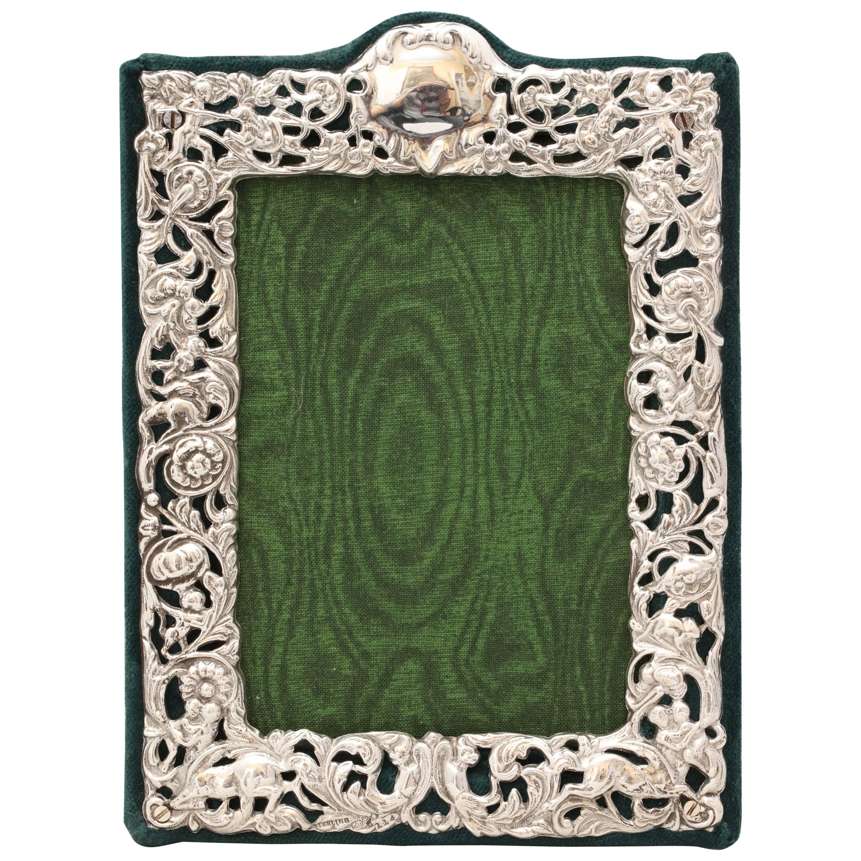 Victorian Sterling Silver Picture Frame