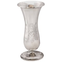 Edwardian Sterling Silver Vase