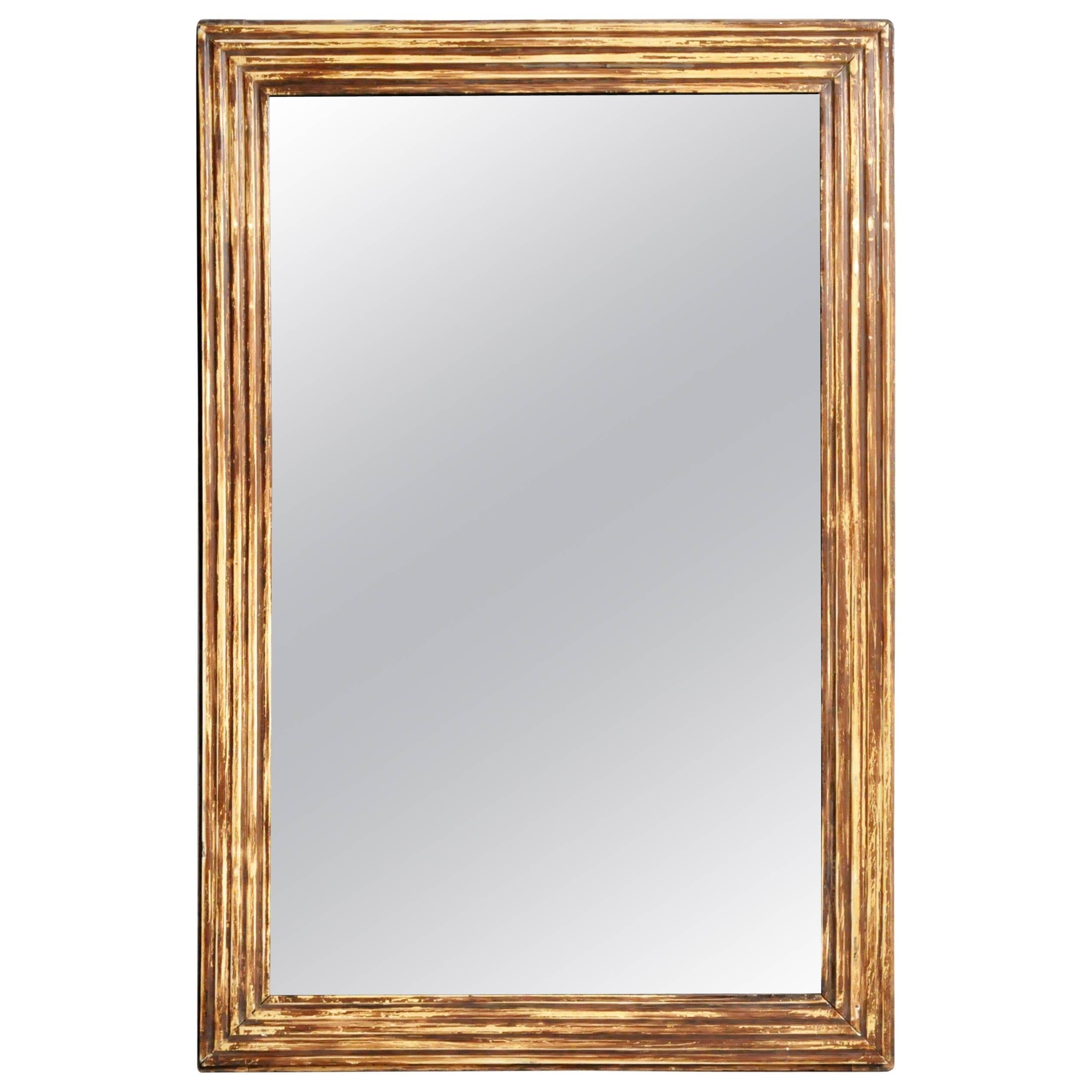 French Empire Style Pinewood Mirror