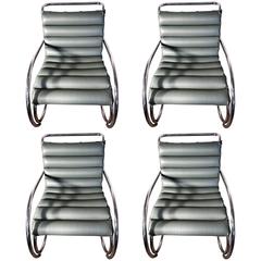 Set of Four 1960s KnollStudio MR Lounge Chairs by Ludwig Mies van der Rohe 9