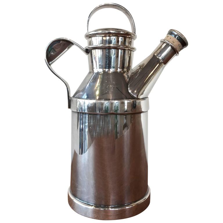 Reed and Barton Silverplate “Milk Jug” Cocktail Shaker at 1stDibs