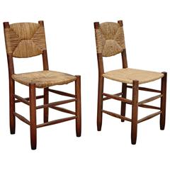 Pair of Charlotte Perriand Chairs, circa 1950