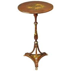 Small Round Lamp or Occasional Table