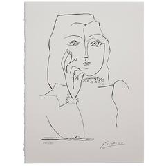 Picasso Zeichnung Lithographie von Dora Maar