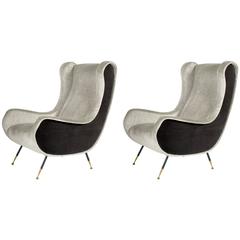 Pair of Mid-20th Century Italian Armchairs 3