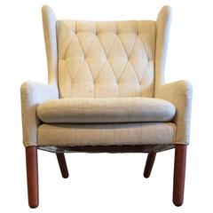 Nice Danish Wing Lounge Chair, Hans Wegner Style 3