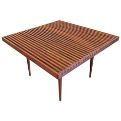 Beautiful Slat Coffee Table, USA, 1950s