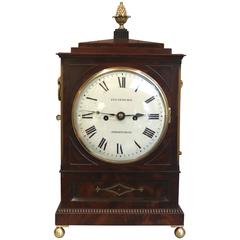 Antique Repeating Chamfer Top Bracket Clock