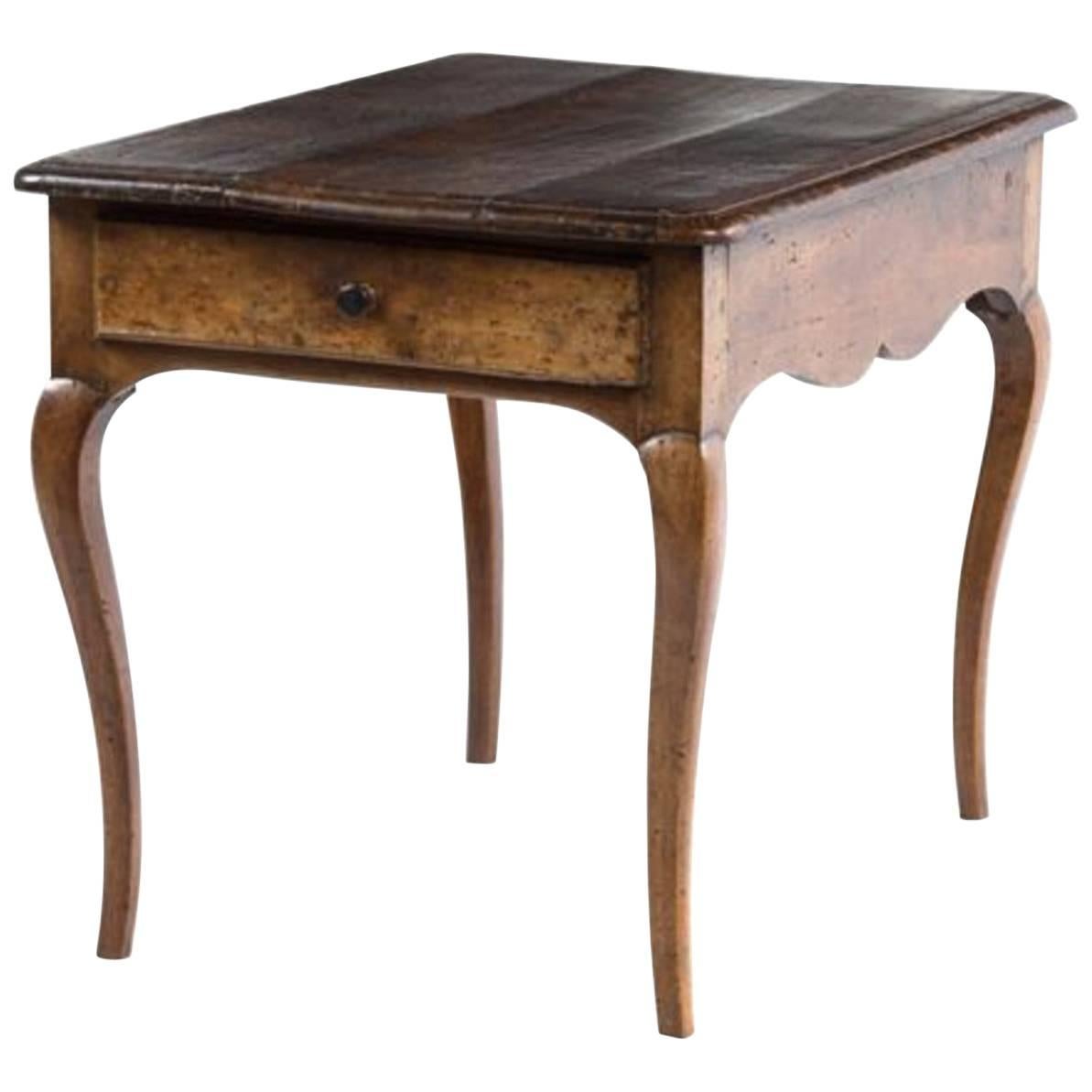 Charming 18th Century Provincial Side Table For Sale