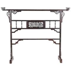 Antique Ming Dynasty-Style Chinese Garment Rack, circa 1890