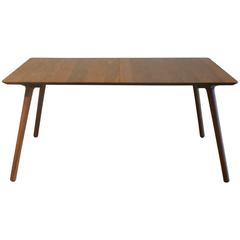 Smoked Oak Rectangle Extension Table