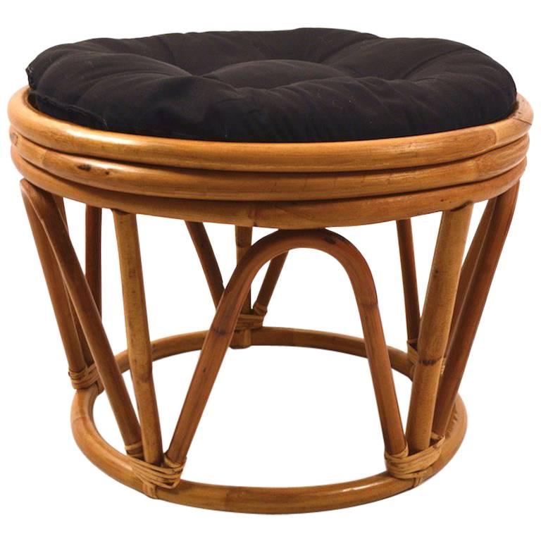 Ottomane oder Hocker aus Bambus im Angebot bei 1stDibs