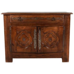 Antique French Early 19th Century Chestnut Buffet