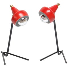 Pair of Petite Italian Table Lamps or Wall Sconces