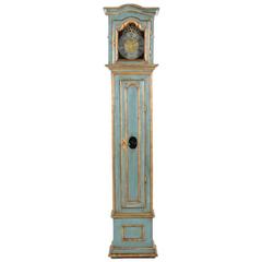 French 19th Century Painted Tall-Case Clock
