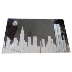 NYC Skyline Mirror Harvard Reflections Twin Towers Empire State Building