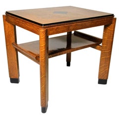 Art Deco Oakwood Table, Austria circa 1925