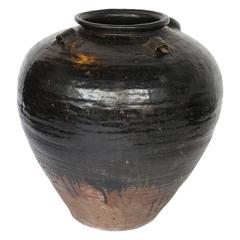 Antique Late 17th Century Khmer Jar