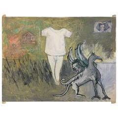Robert Culicover Surrealist Painting Meditation Griffin 4