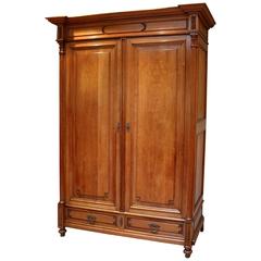 Used Substantial Solid Oak Wardrobe