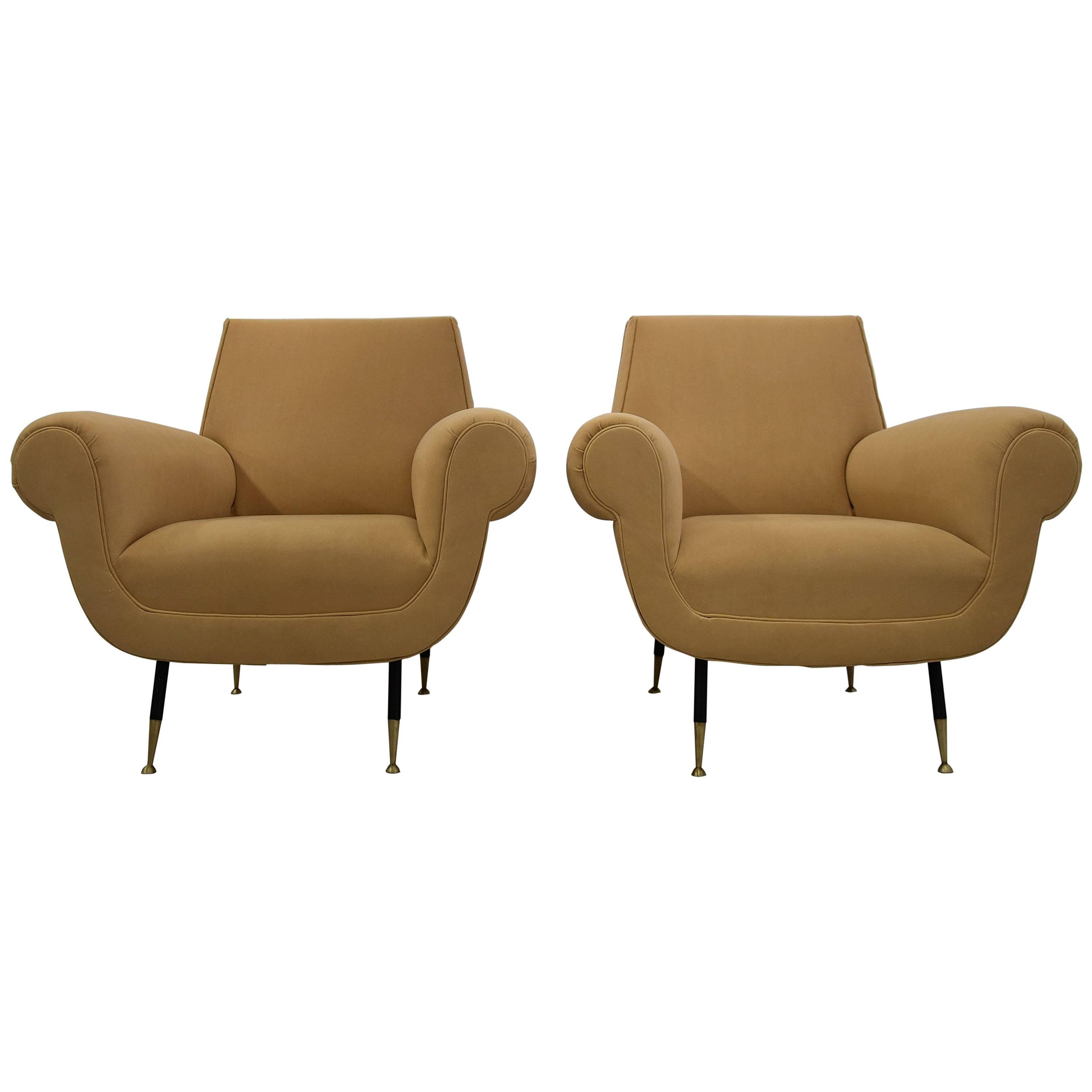Gigi Radice mid century modern lounge chairs