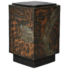 Paul Evans Mixed Metal Side Table with Slate Top 7