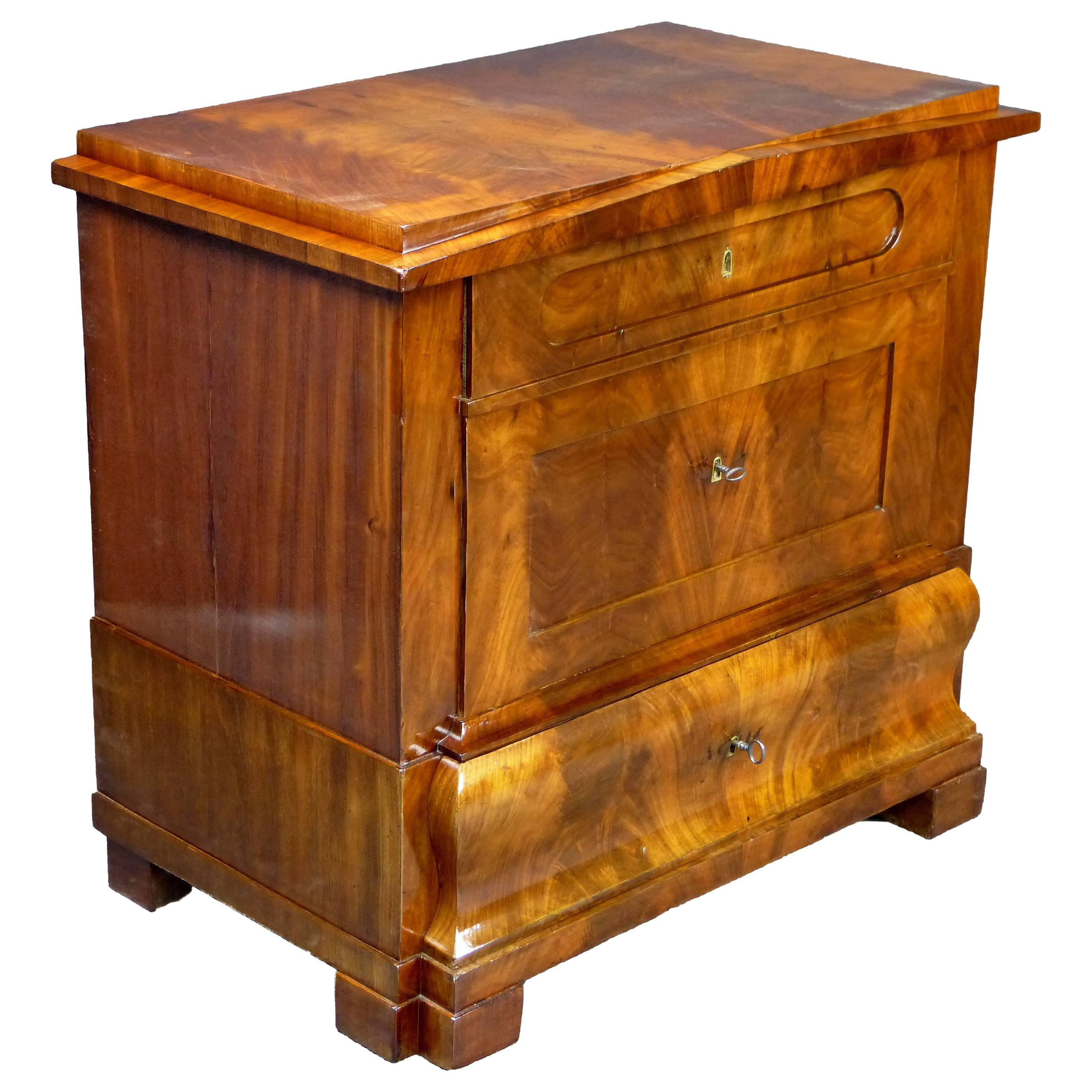 19th Century Biedermeier Commode of Architectural Form