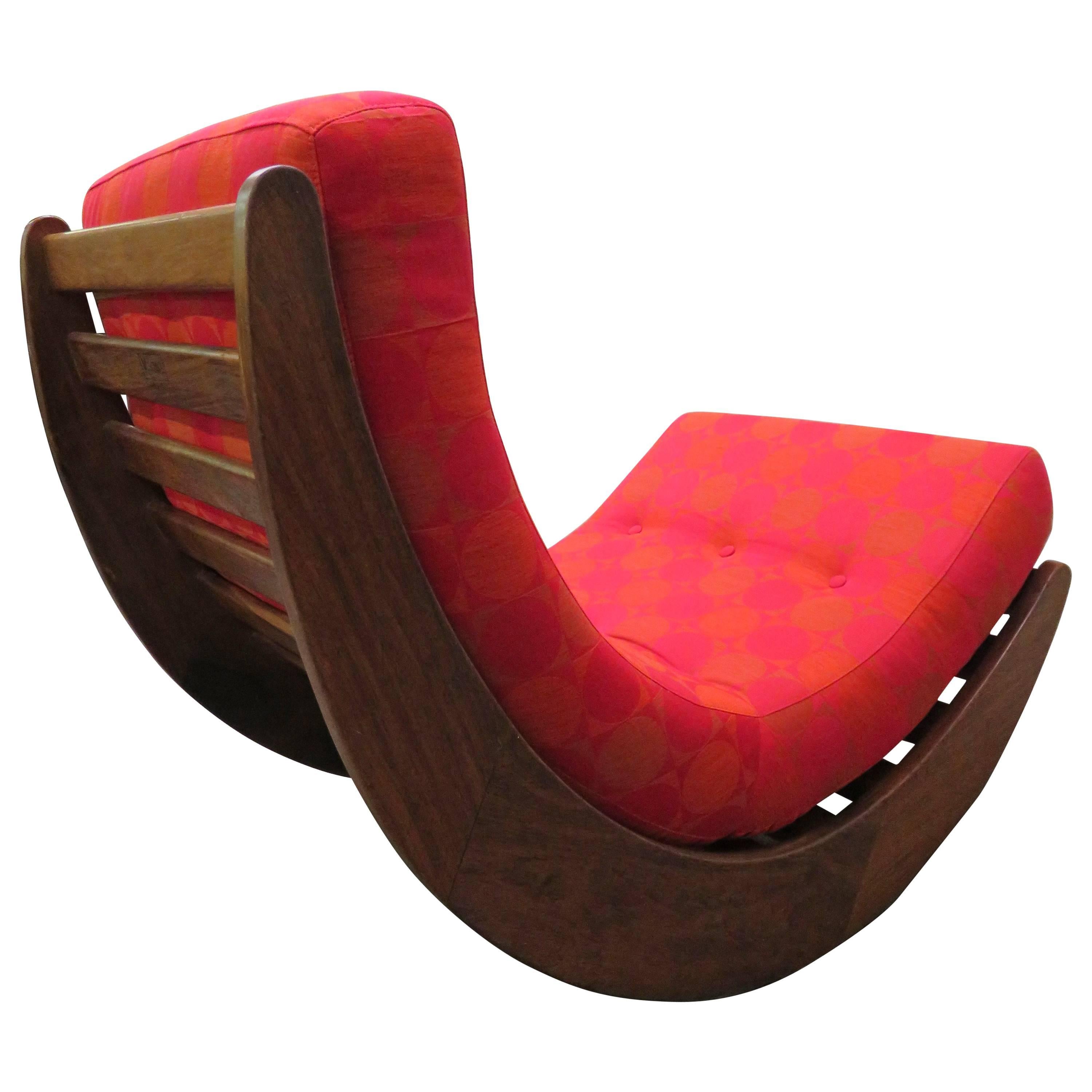 Exciting Rocking Chair Relaxer Denmark 1974 by Verner Panton, Mid-Century Modern