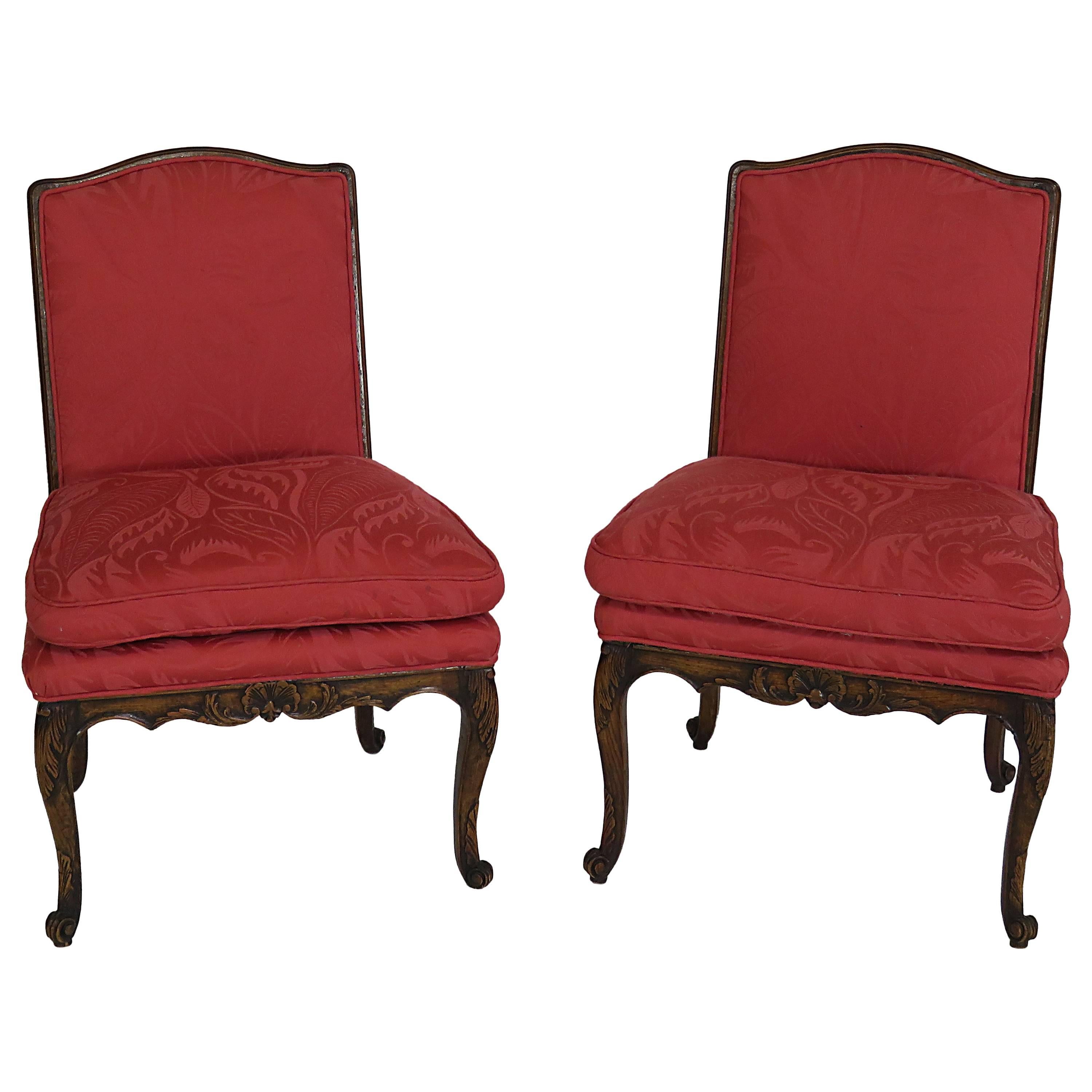 Two pairs of Louis XVI Chairs
