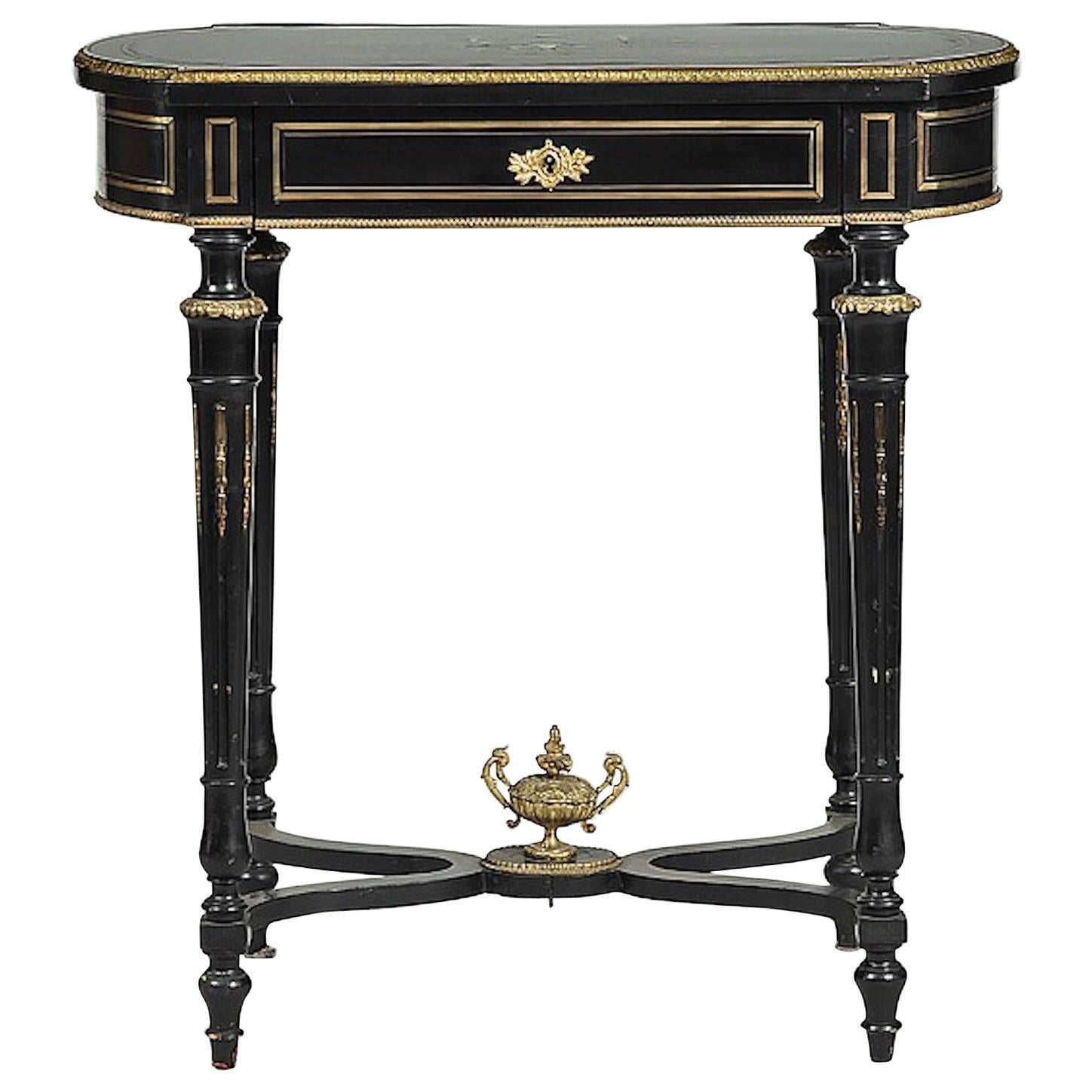 Fine French Late 19th Century Boulle Style Dressing Table For Sale