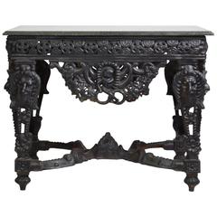 19th Century Cast Iron Table