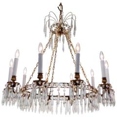 Continental Ten-Light Chandelier 7