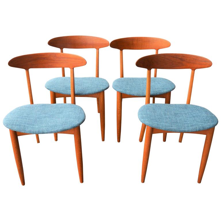 Four Dining Chairs by Kurt Ostervig, Danish Modern at 1stDibs