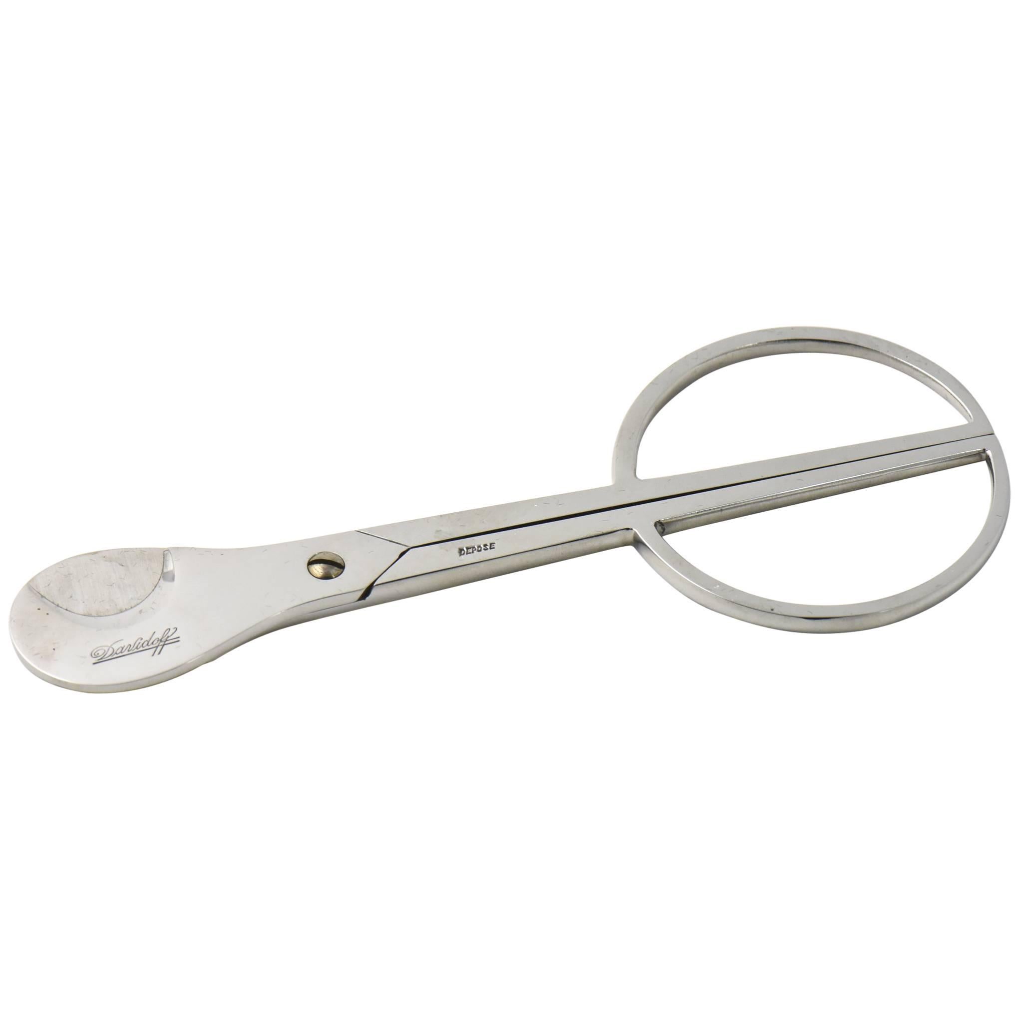 Davidoff Stainless Steel Cigar Scissors or Cutter