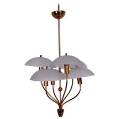 Italian Hanging Chandelier after Fontana Arte 3