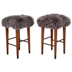 Pair of Mid-Century Modern Bar Stools Eugenio Escudero