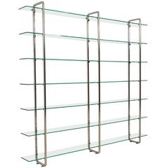 Impressive and Rare Art Deco Shelving Unit, 1930s 8