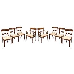 Set of Eight, 19th Century Dining Chairs