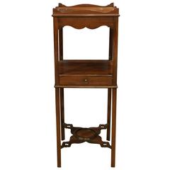 George III Mahogany Shaving Stand