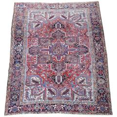 Antique Persian Heriz Carpet