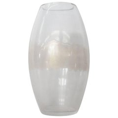 Opalescent with Gold Fleck Seguso A.V. Italian Glass Vase