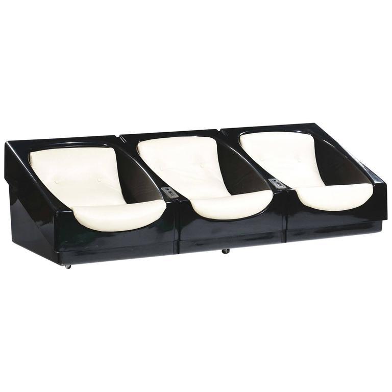 Cesare Casati, Sofa with Wheels, Comfort, Italy For Sale